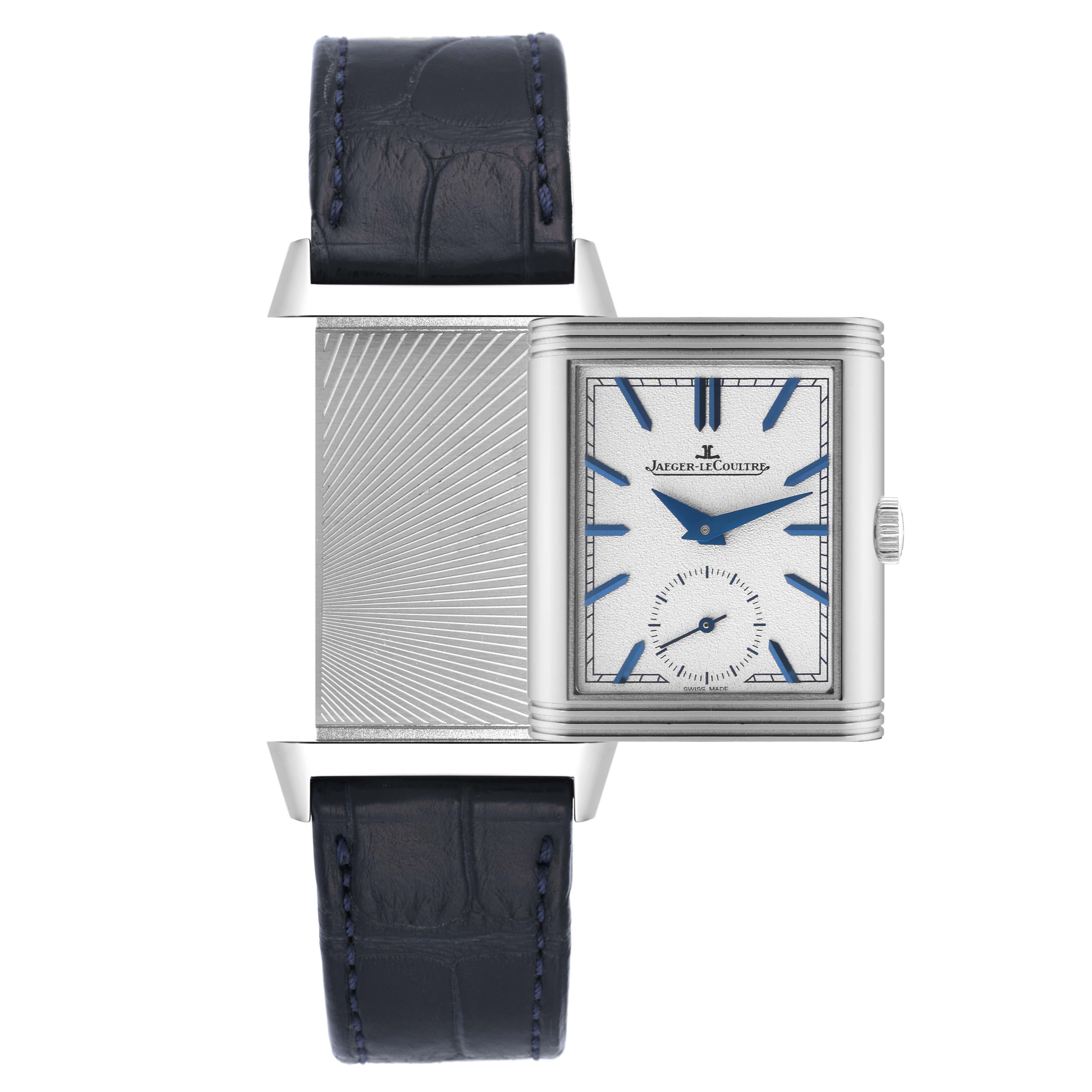 Jaeger LeCoultre Duo Tribute Steel Montre pour hommes 213.8.D4 Q3908420 Papers 2