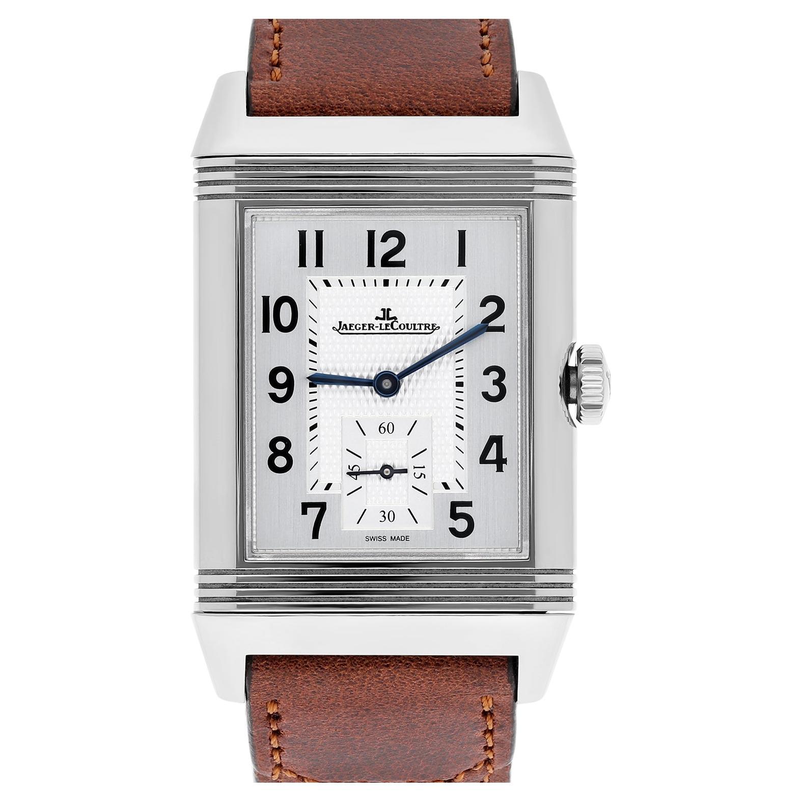 Jaeger-LeCoultre Reverso Duoface Classic Duoface Small Seconds Watch (Q3848422) For Sale