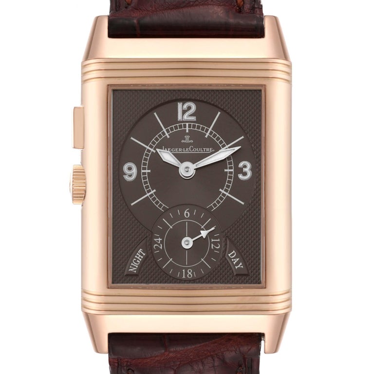 Jaeger LeCoultre Reverso Duoface Oro Rosa Orologio Uomo