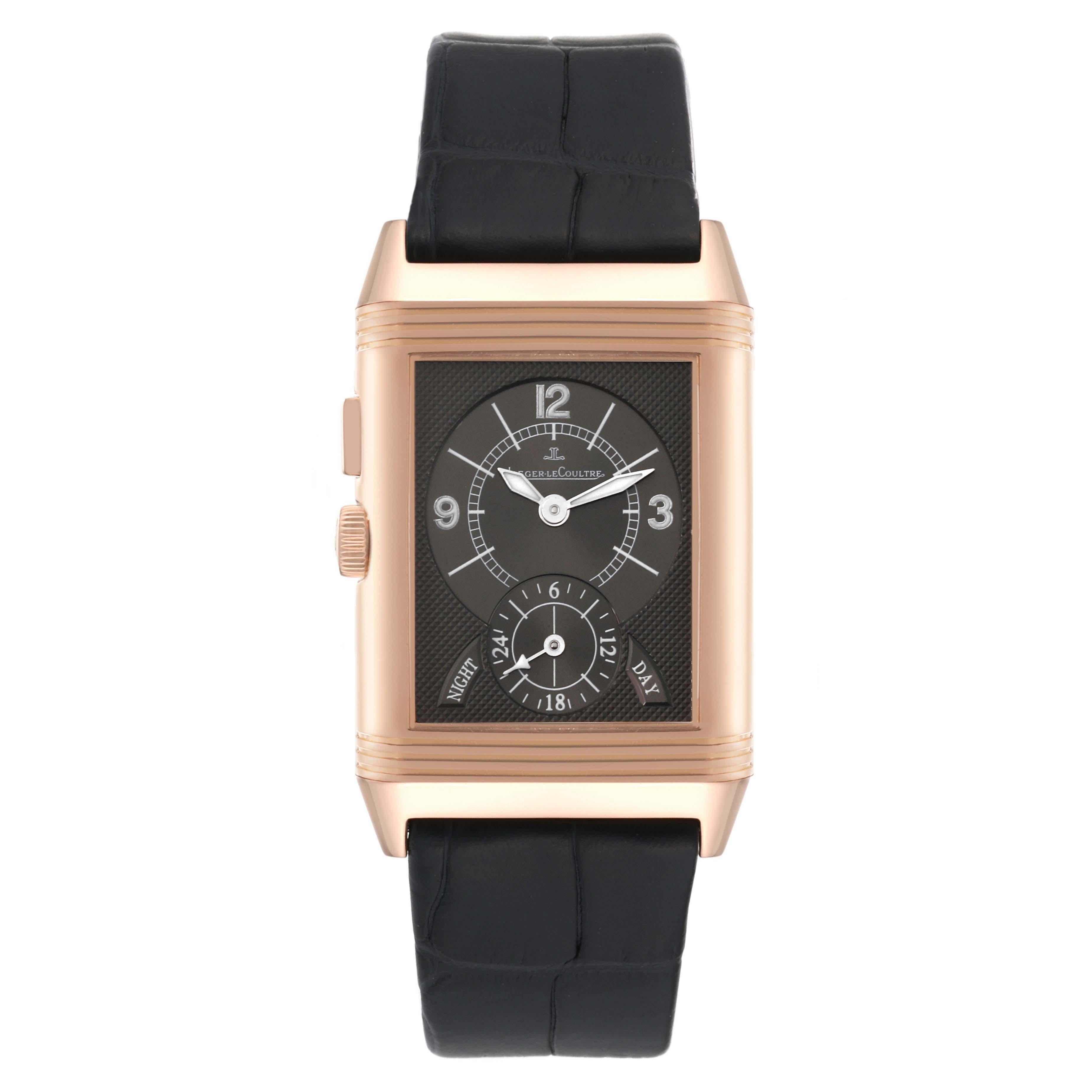 Jaeger LeCoultre Reverso Duoface Rose Gold Mens Watch 272.2.54 Q2712410 1