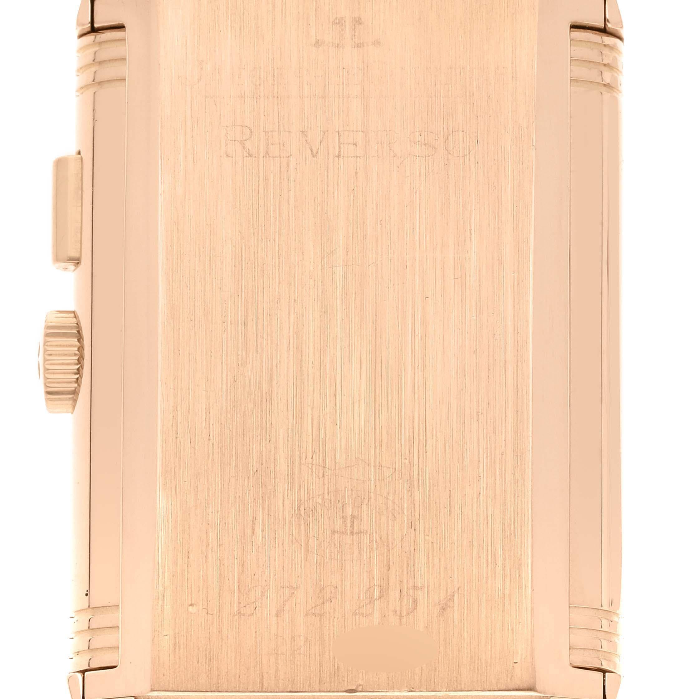 Jaeger LeCoultre Reverso Duoface Rose Gold Mens Watch 272.2.54 Q2712410 4