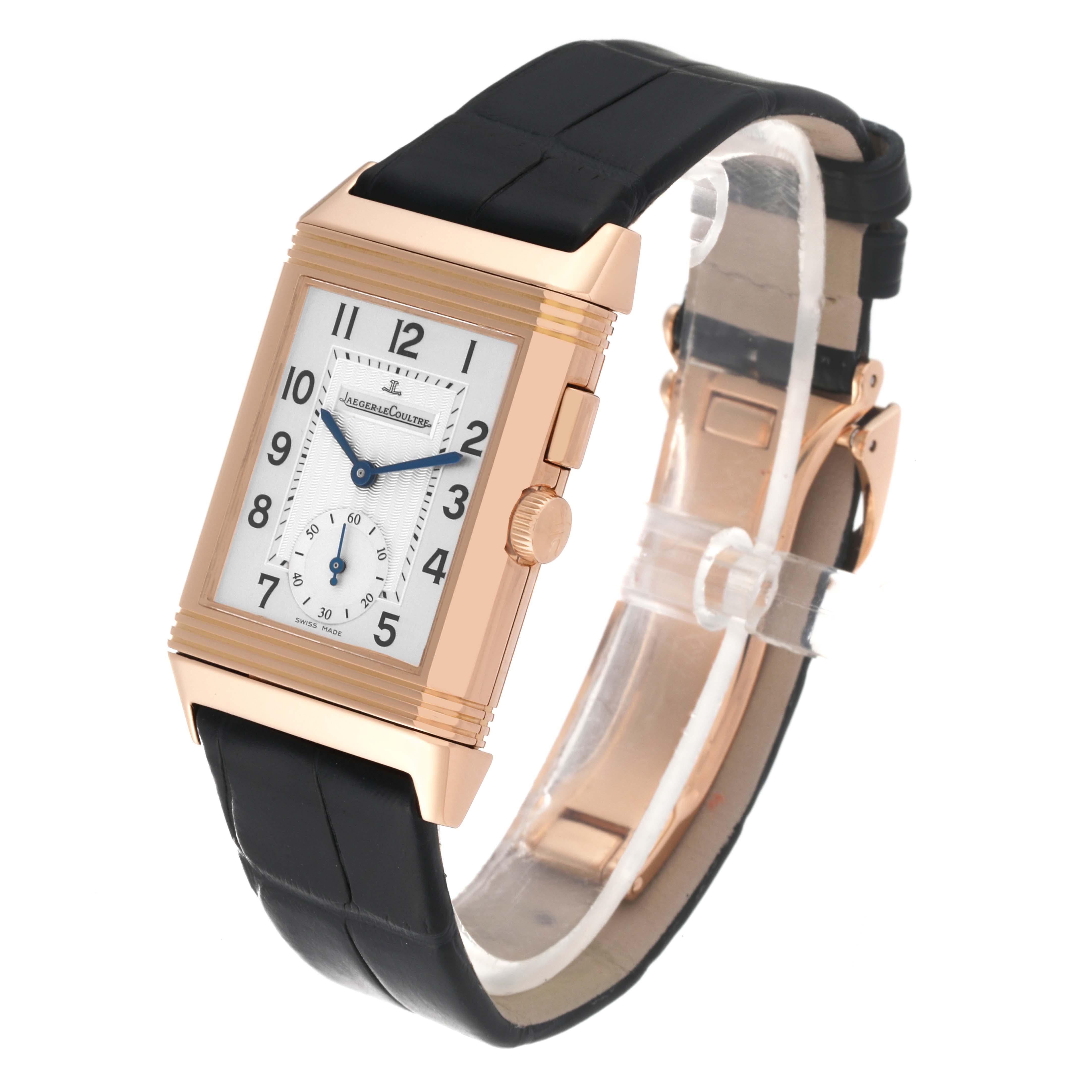 Jaeger LeCoultre Reverso Duoface Rose Gold Mens Watch 272.2.54 Q2712410 5