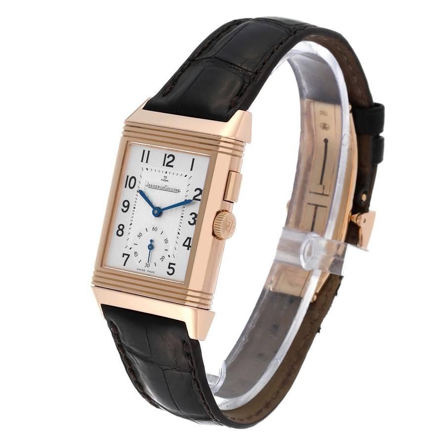 Jaeger LeCoultre Reverso Duoface Rose Gold Watch 272.2.54 Q2712410 Box Papers 1