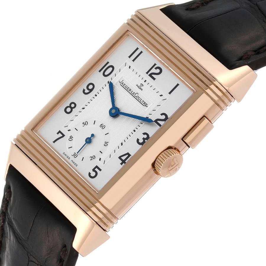 Jaeger LeCoultre Reverso Duoface Rose Gold Watch 272.2.54 Q2712410 Box Papers 3