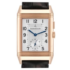 Reloj Jaeger LeCoultre Reverso Duoface Oro Rosa 272.2.54 Q2712410 Caja Papeles