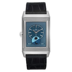 Jaeger LeCoultre Montre Reverso Duoface en acier à remontage à la main 216.8.D3 Q3958420