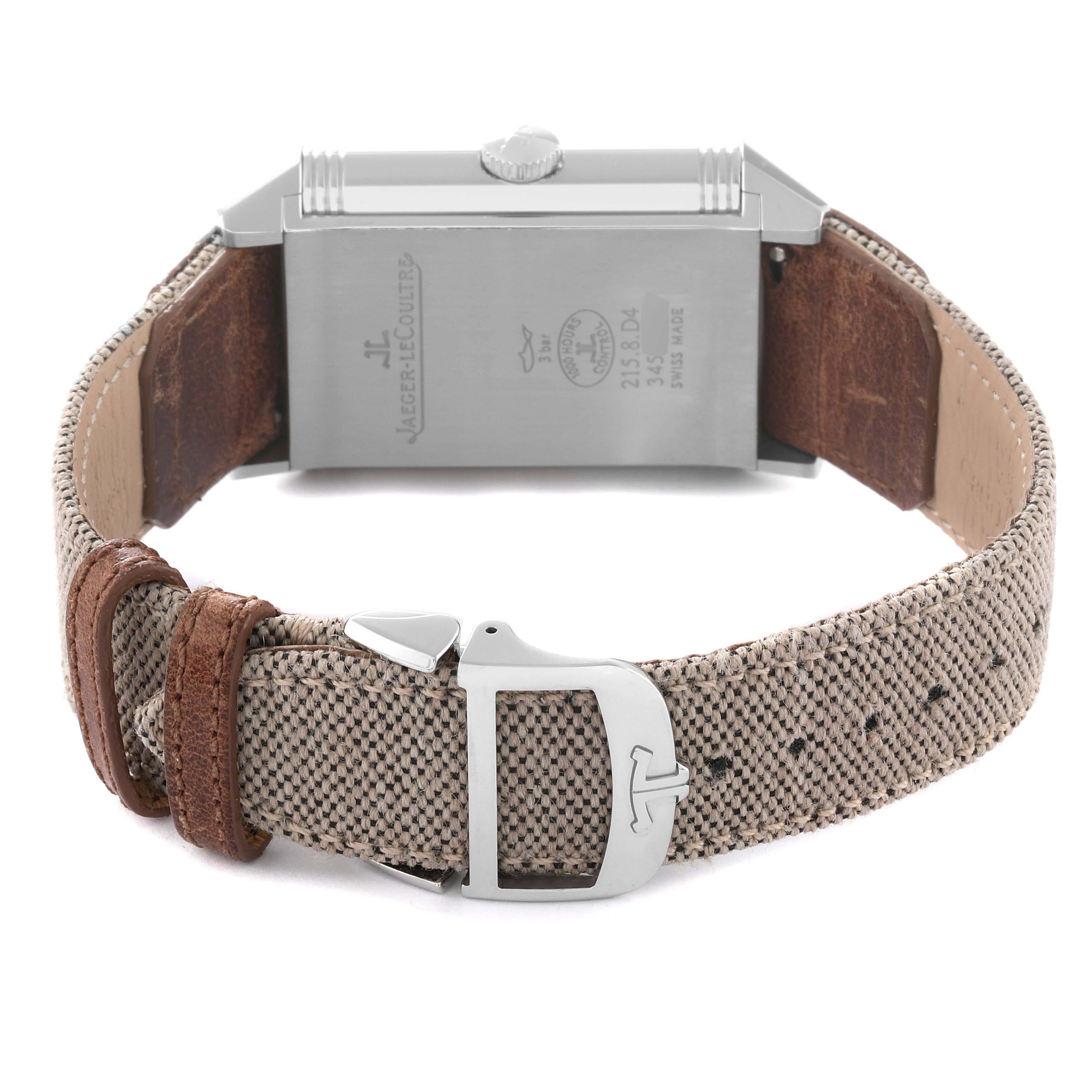 Jaeger LeCoultre Reverso Duoface Stahl-Herrenuhr 215.8.D4 Q3848422 Kartenetui 7