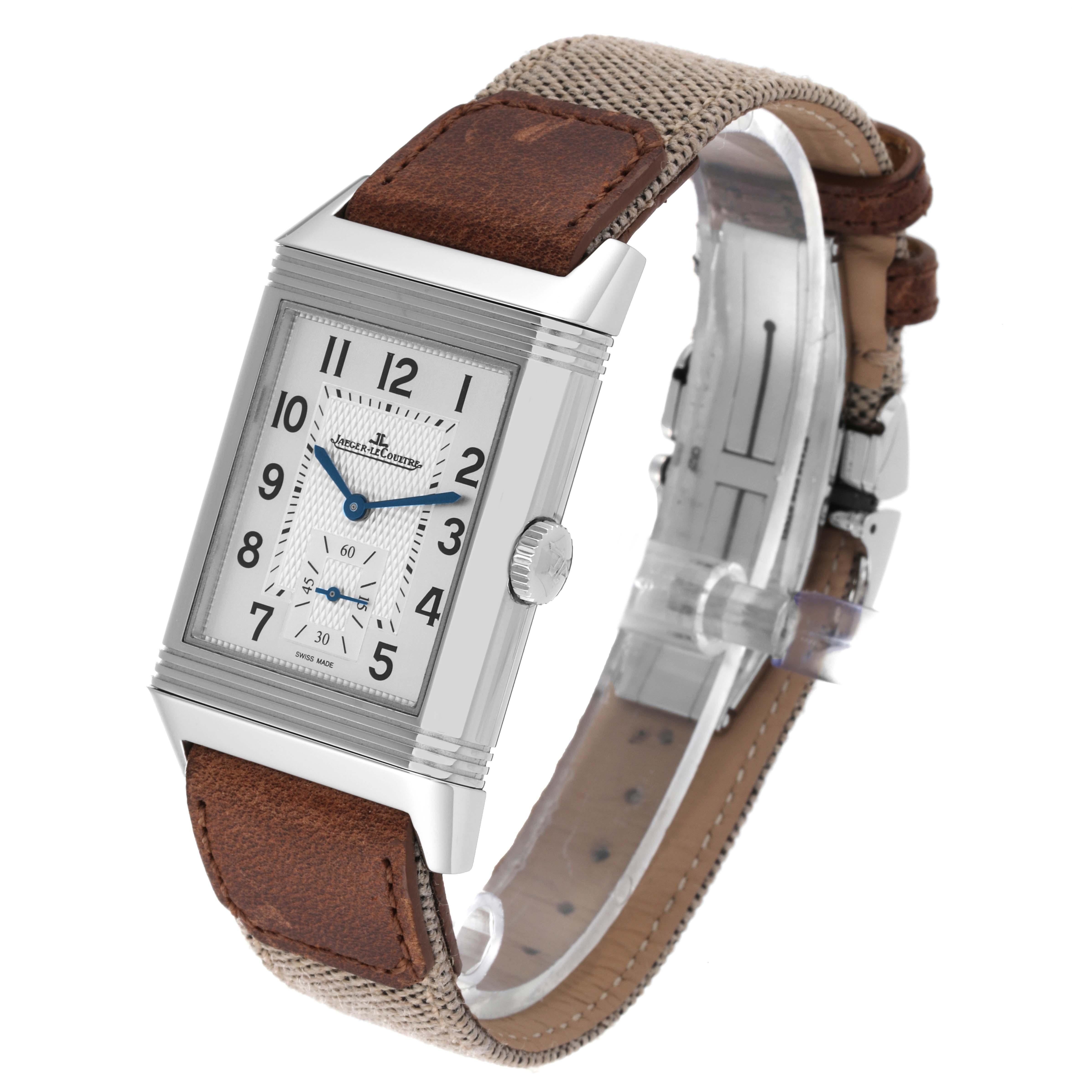 Jaeger LeCoultre Reverso Duoface Stahl-Herrenuhr 215.8.D4 Q3848422 Kartenetui 2