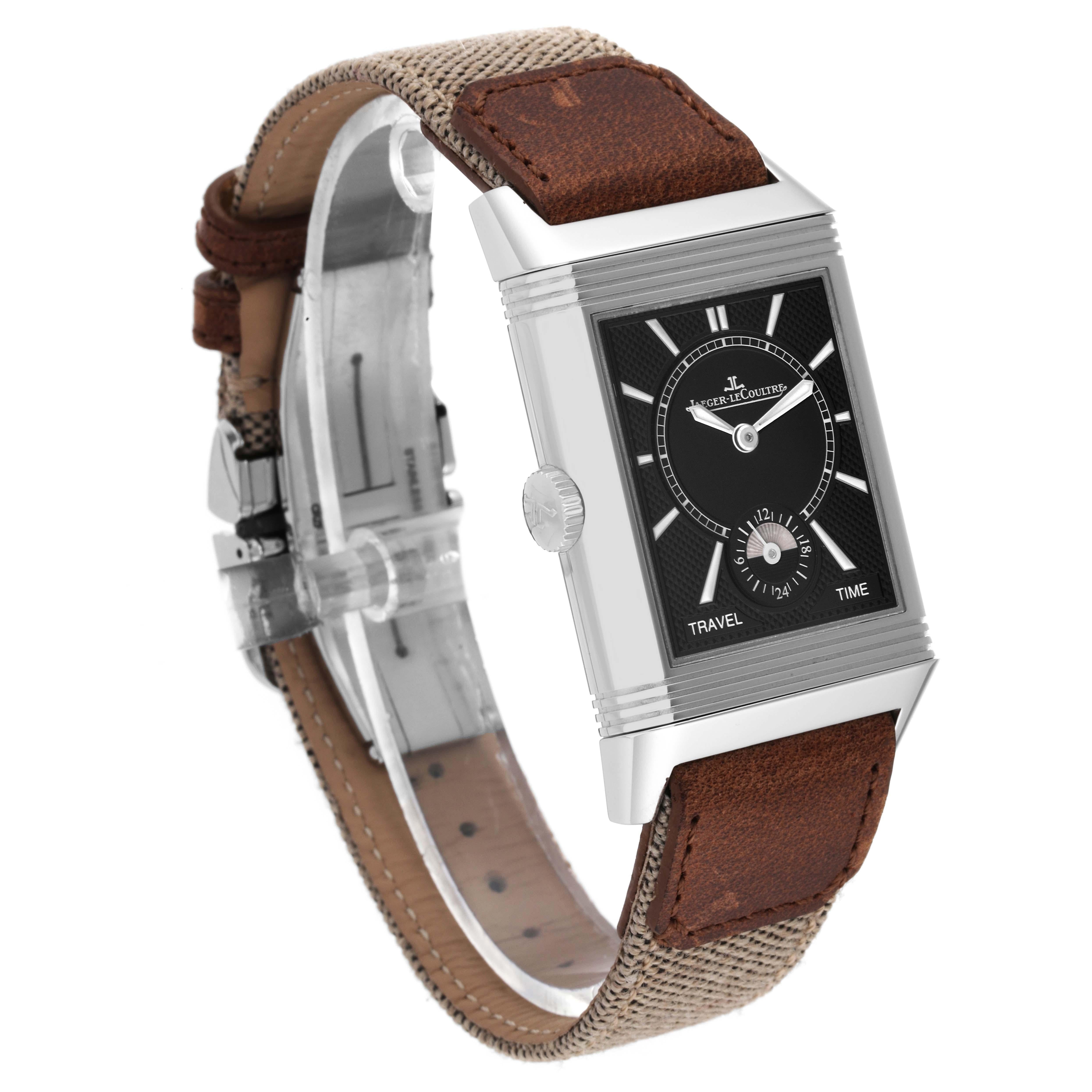 Jaeger LeCoultre Reverso Duoface Stahl-Herrenuhr 215.8.D4 Q3848422 Kartenetui 3