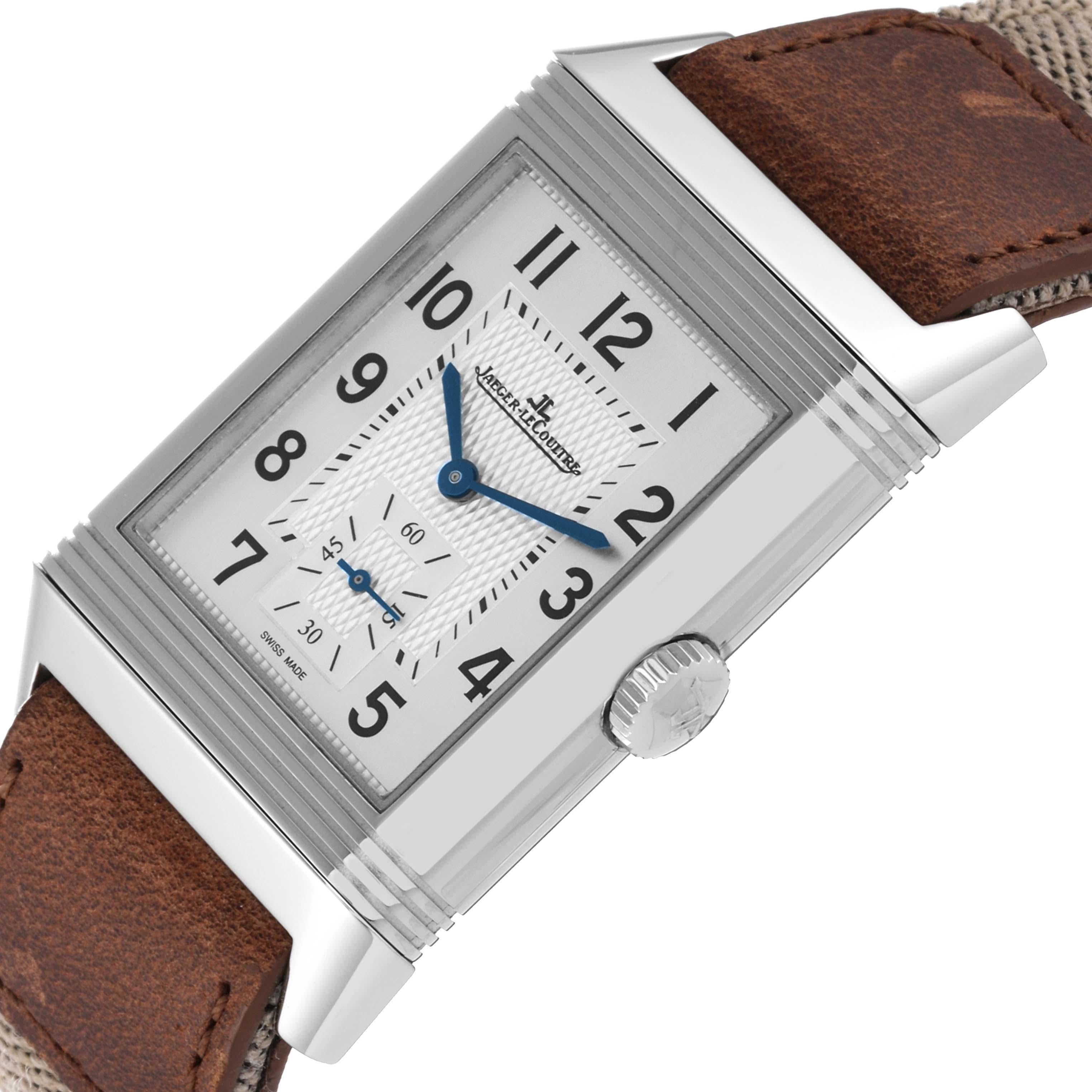 Jaeger LeCoultre Reverso Duoface Stahl-Herrenuhr 215.8.D4 Q3848422 Kartenetui 4