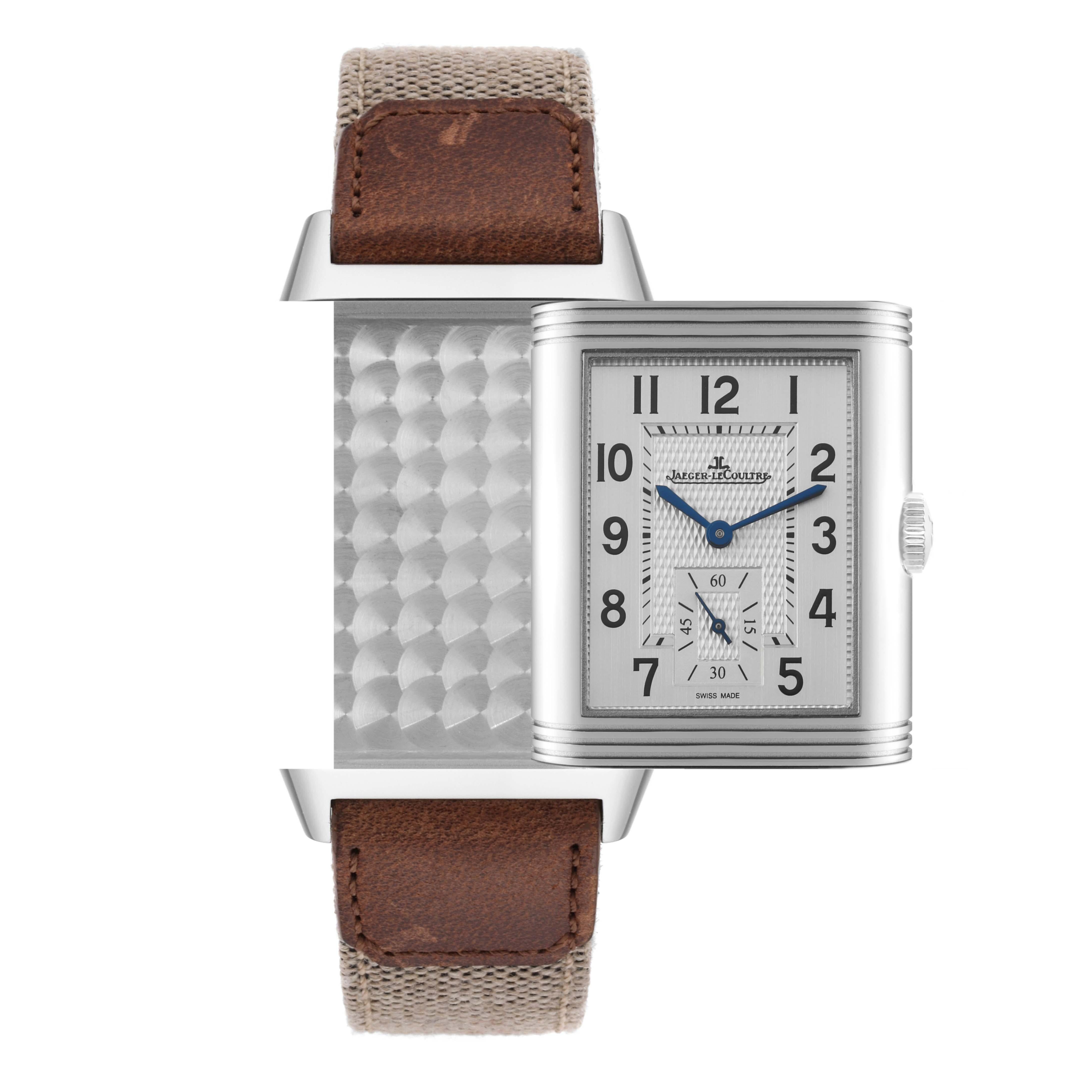 Jaeger LeCoultre Reverso Duoface Stahl-Herrenuhr 215.8.D4 Q3848422 Kartenetui 5