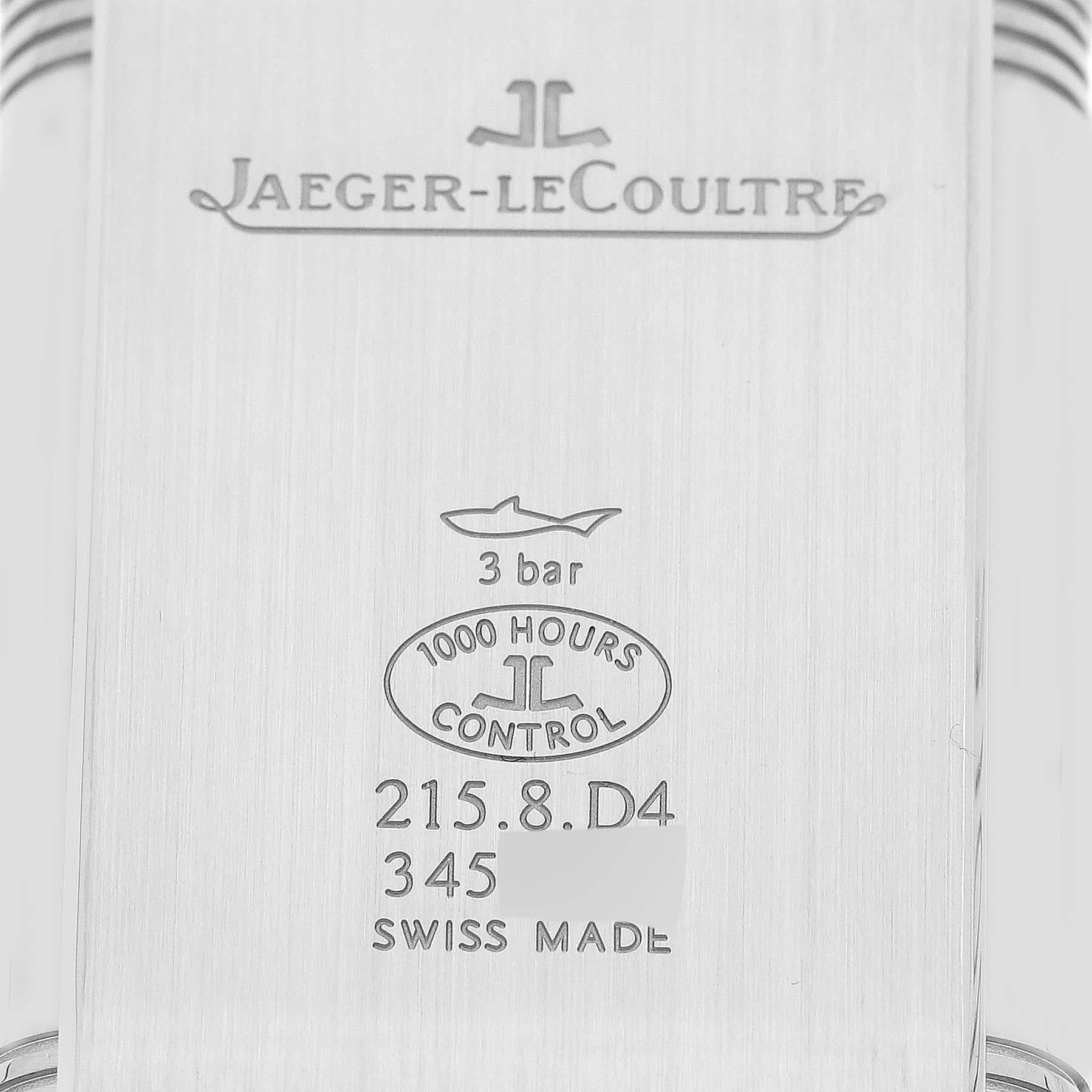 Jaeger LeCoultre Reverso Duoface Stahl-Herrenuhr 215.8.D4 Q3848422 Kartenetui 6