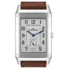 Jaeger LeCoultre Reverso Duoface Steel Mens Watch 215.8.D4 Q3848422 Card