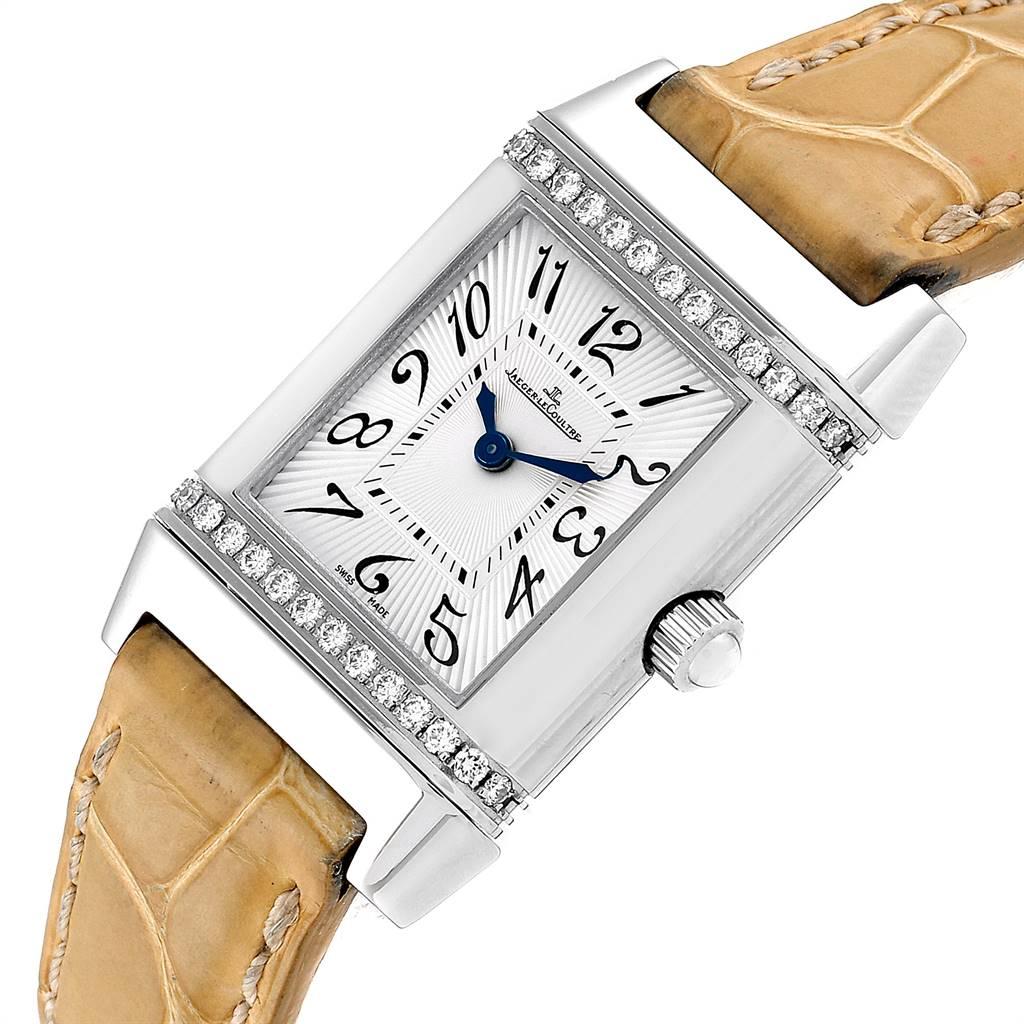 Jaeger LeCoultre Reverso Florale Damenarmbanduhr 265.8.86 Q2658430 im Zustand „Hervorragend“ im Angebot in Atlanta, GA