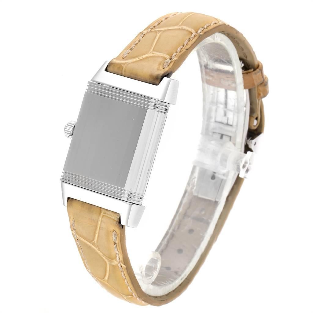Jaeger LeCoultre Reverso Florale Damenarmbanduhr 265.8.86 Q2658430 im Angebot 1