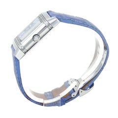 Jaeger LeCoultre Reverso Florale Stainless Steel Quartz Ladies Watch 265.8.08