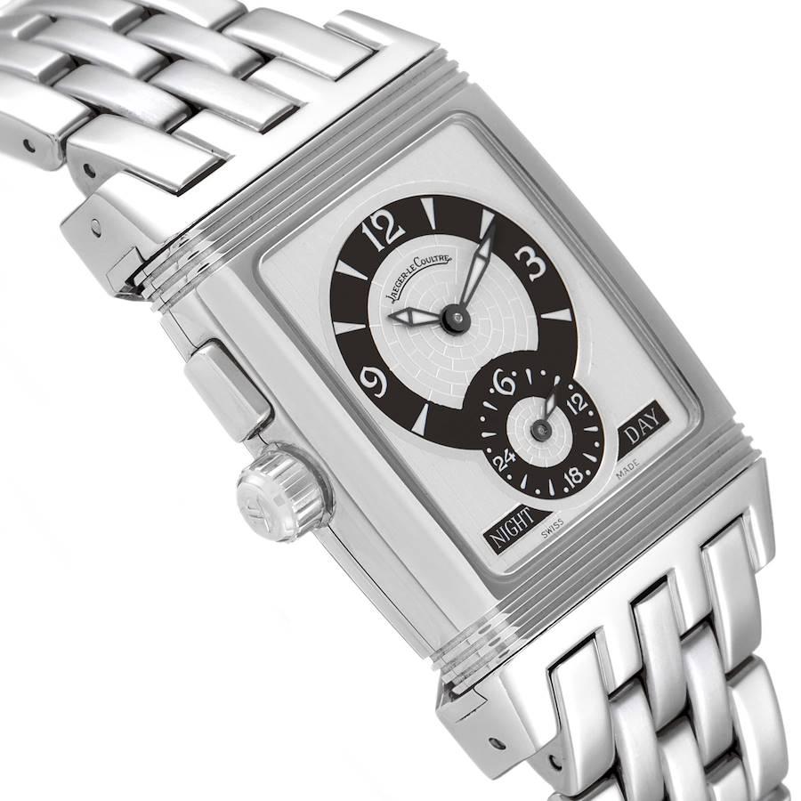 Jaeger LeCoultre Reverso Gran Sport Duo Face Mens Watch 295.8.51 Box Papers In Excellent Condition In Atlanta, GA
