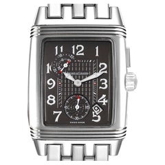Jaeger LeCoultre Reverso Gran Sport Duo Face Mens Watch 295.8.51 Box Papers