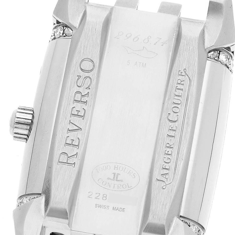 Jaeger LeCoultre Reverso Gran Sport Duo Face Stahl-Damenuhr 296,8,74 im Angebot 7