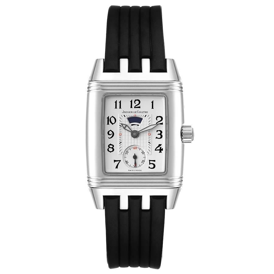 Jaeger LeCoultre Reverso Gran Sport Duo Face Stahl-Damenuhr 296,8,74 im Zustand „Hervorragend“ im Angebot in Atlanta, GA