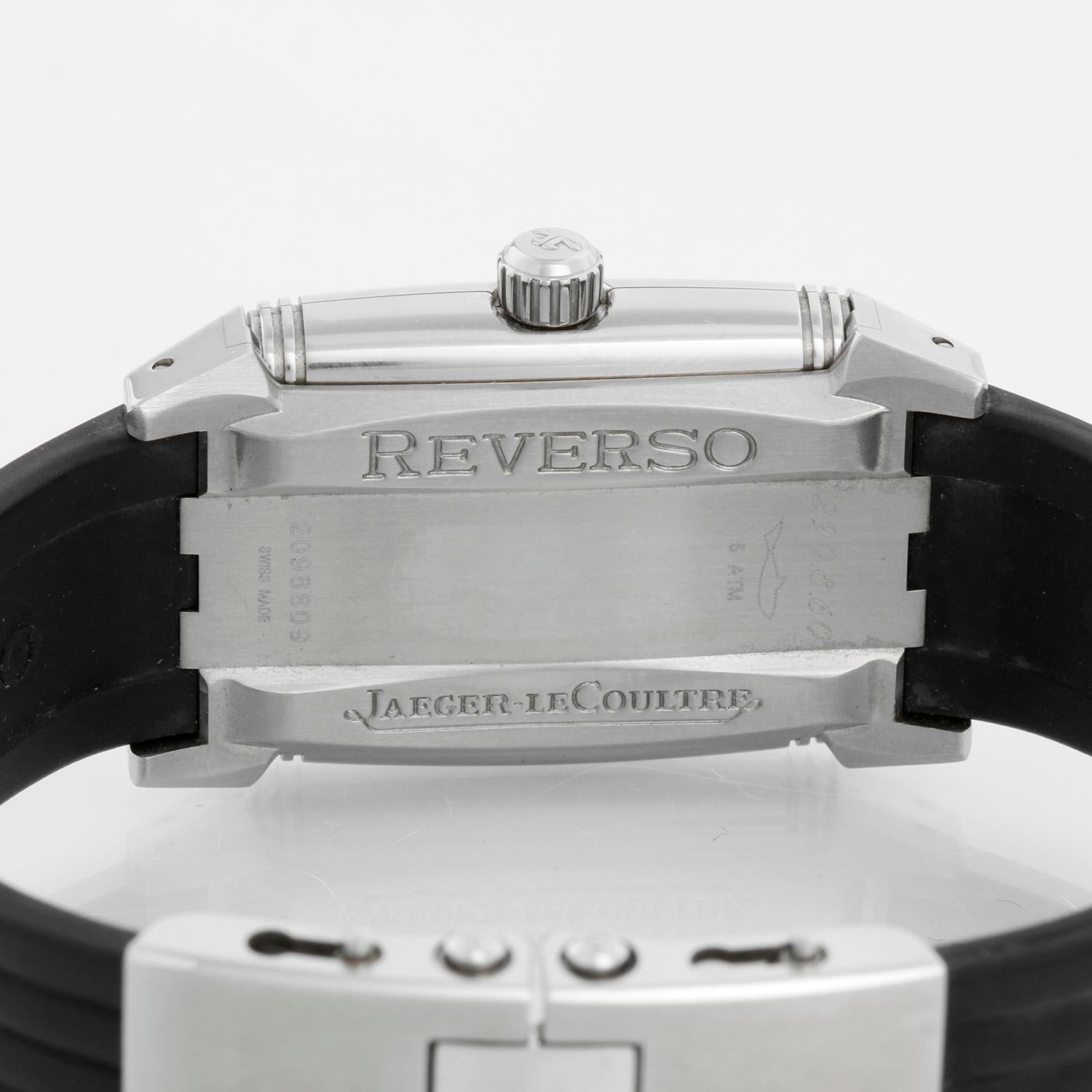 Jaeger-LeCoultre Reverso Gran Sport Men's Stainless Steel Watch 290.8.60 (or 290 In Excellent Condition In Dallas, TX