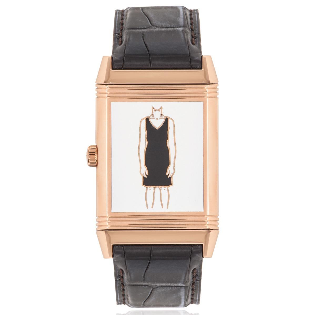 Men's Jaeger LeCoultre Reverso Grande by Juliao Sarmento Rose Gold 273.2.04 Watch