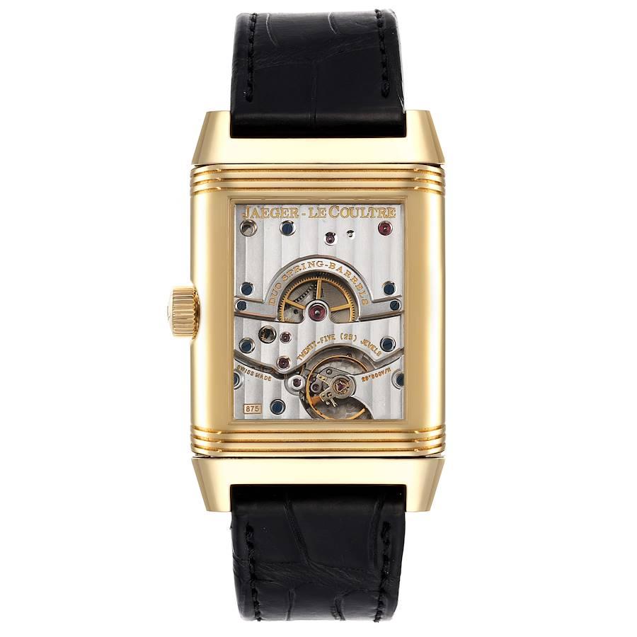 Jaeger LeCoultre Reverso Grande Datum 8 Tag Gelbgold Uhr 240.1.15 Q3001420 Herren im Angebot