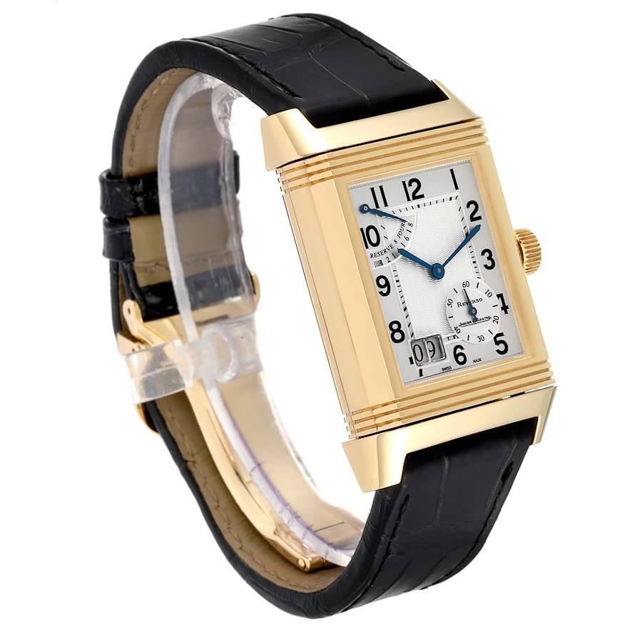 Jaeger LeCoultre Reverso Grande Datum 8 Tag Gelbgold Uhr 240.1.15 Q3001420 im Angebot 1