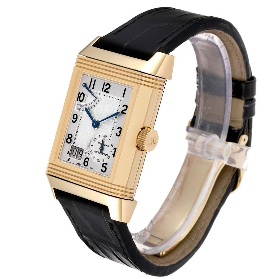 Jaeger LeCoultre Reverso Grande Datum 8 Tag Gelbgold Uhr 240.1.15 Q3001420 im Angebot 2