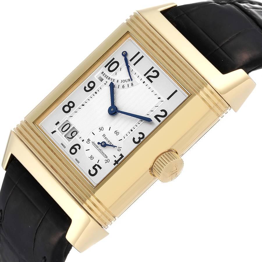 Jaeger LeCoultre Reverso Grande Date 8 Day Yellow Gold Watch 240.1.15 Q3001420 1