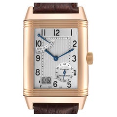 Jaeger LeCoultre Reverso Grande Date Rose Gold Watch 240.2.15 Q3002401 Box Paper