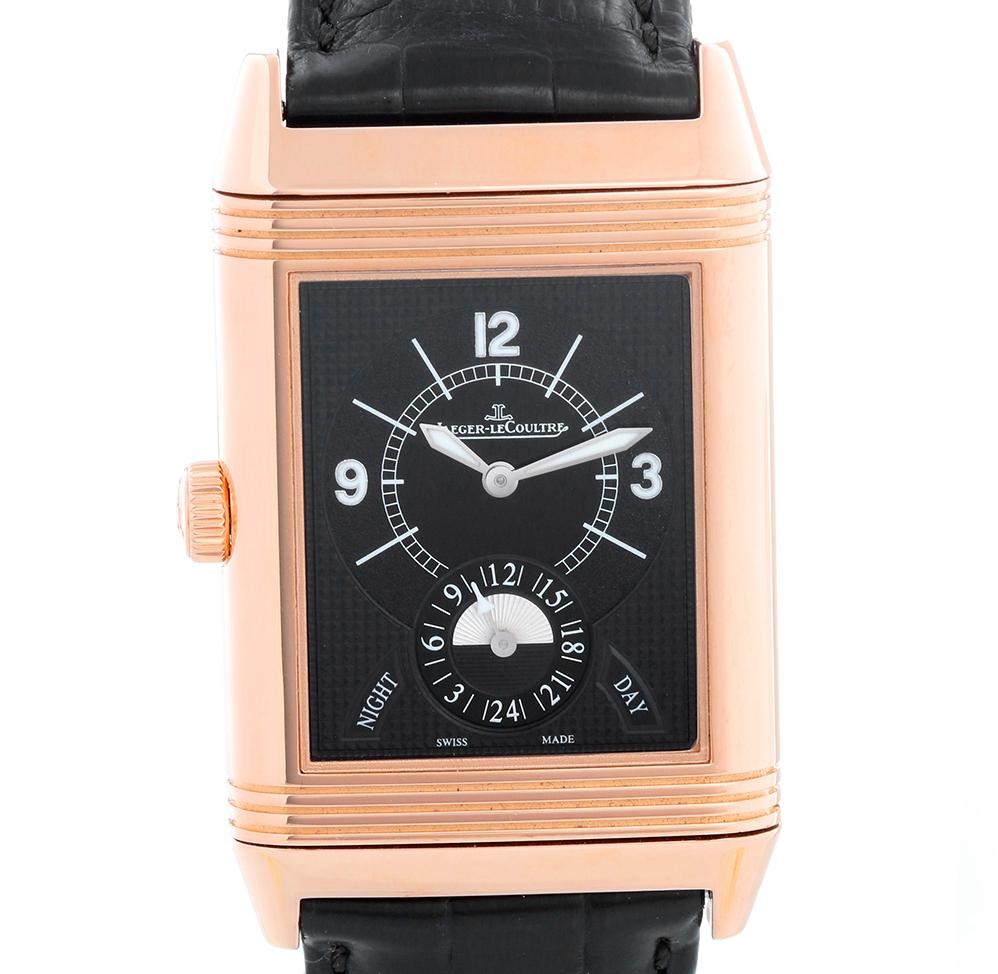 Jaeger LeCoultre Reverso Grande Duo Rose Gold Watch Q3742521 In Excellent Condition In Dallas, TX