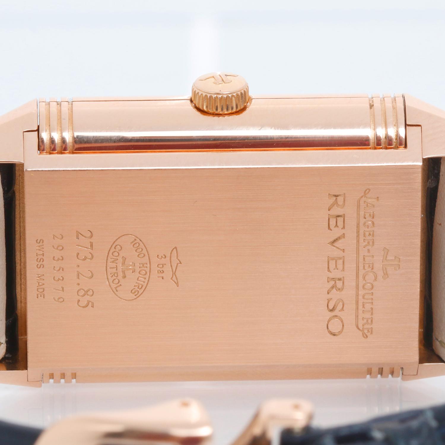 Men's Jaeger LeCoultre Reverso Grande Duo Rose Gold Watch Q3742521
