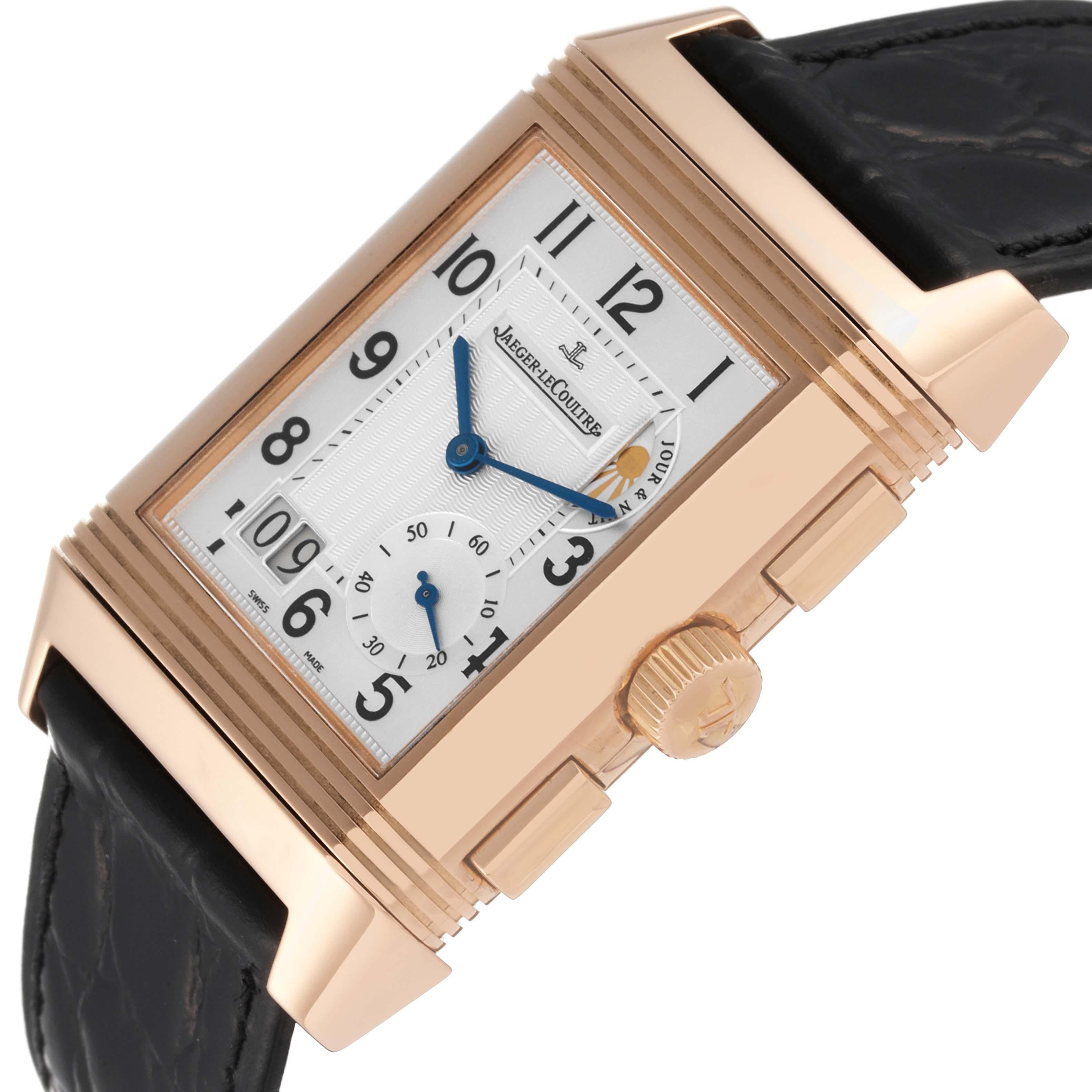 Jaeger LeCoultre Reverso Grande GMT Rose Gold Mens Watch 240.2.18 Q3022420 Card 1