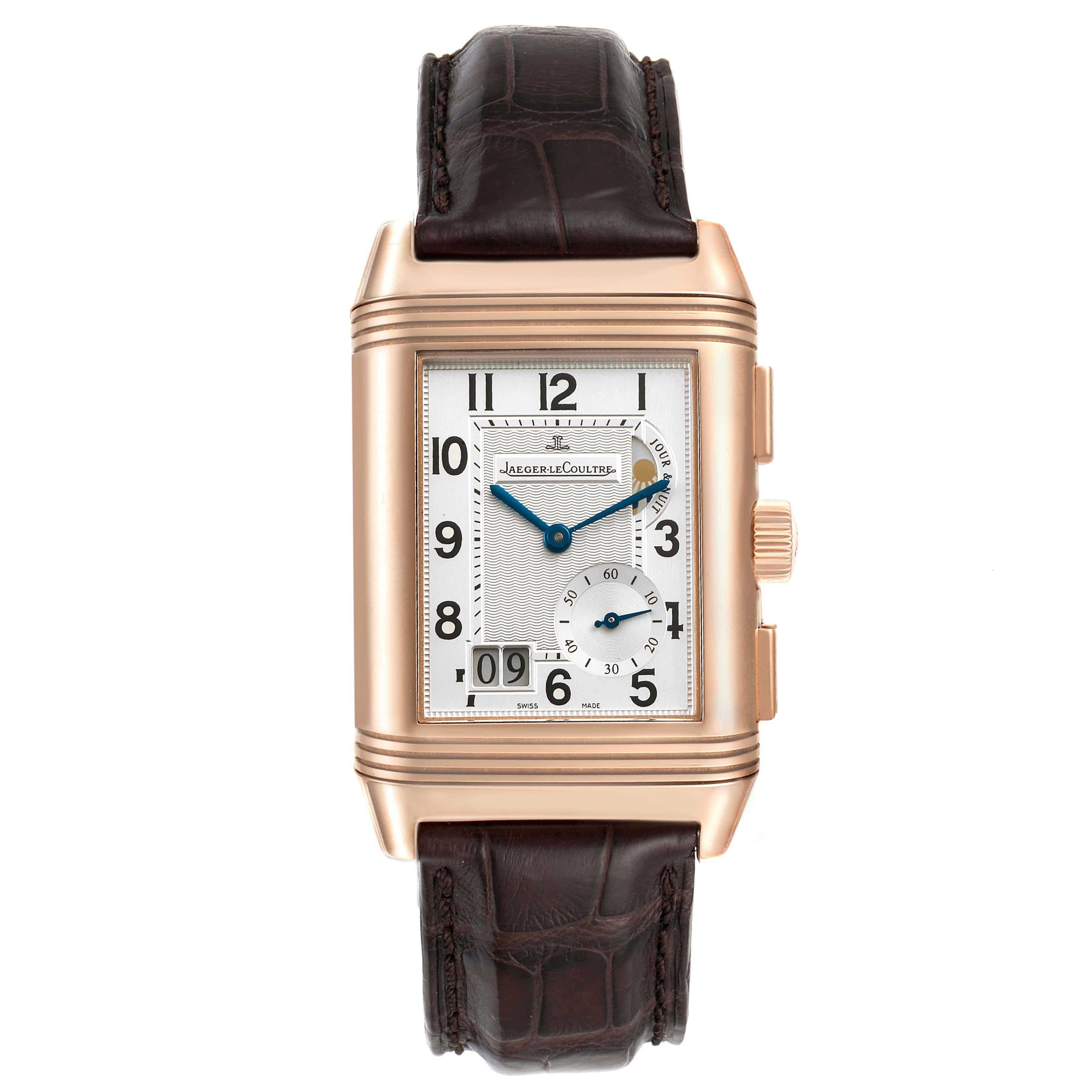 Jaeger LeCoultre Reverso Grande GMT Roségolduhr 240.2,18 Q3022420 Herren im Angebot