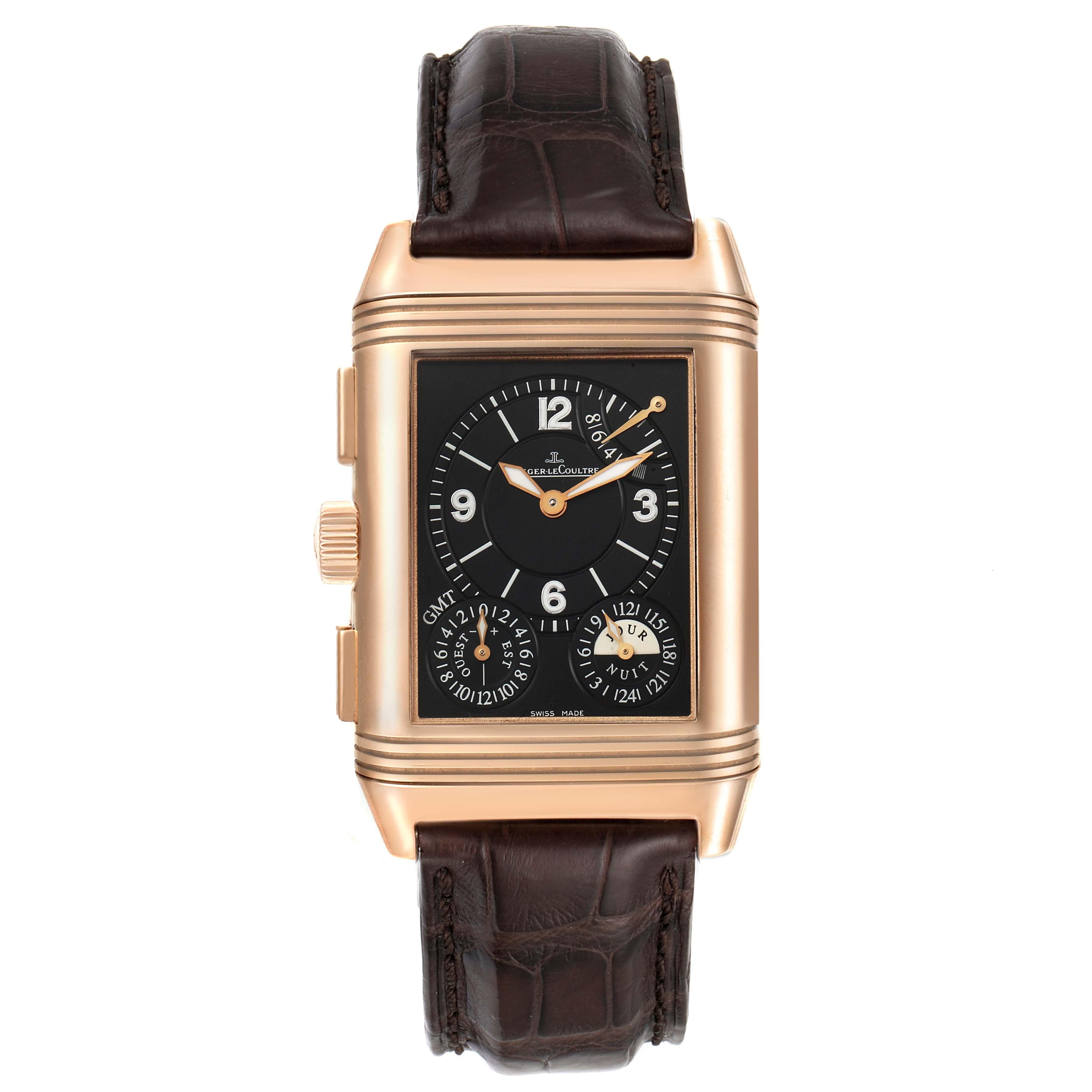 Jaeger LeCoultre Reverso Grande GMT Roségolduhr 240.2,18 Q3022420 im Angebot 1