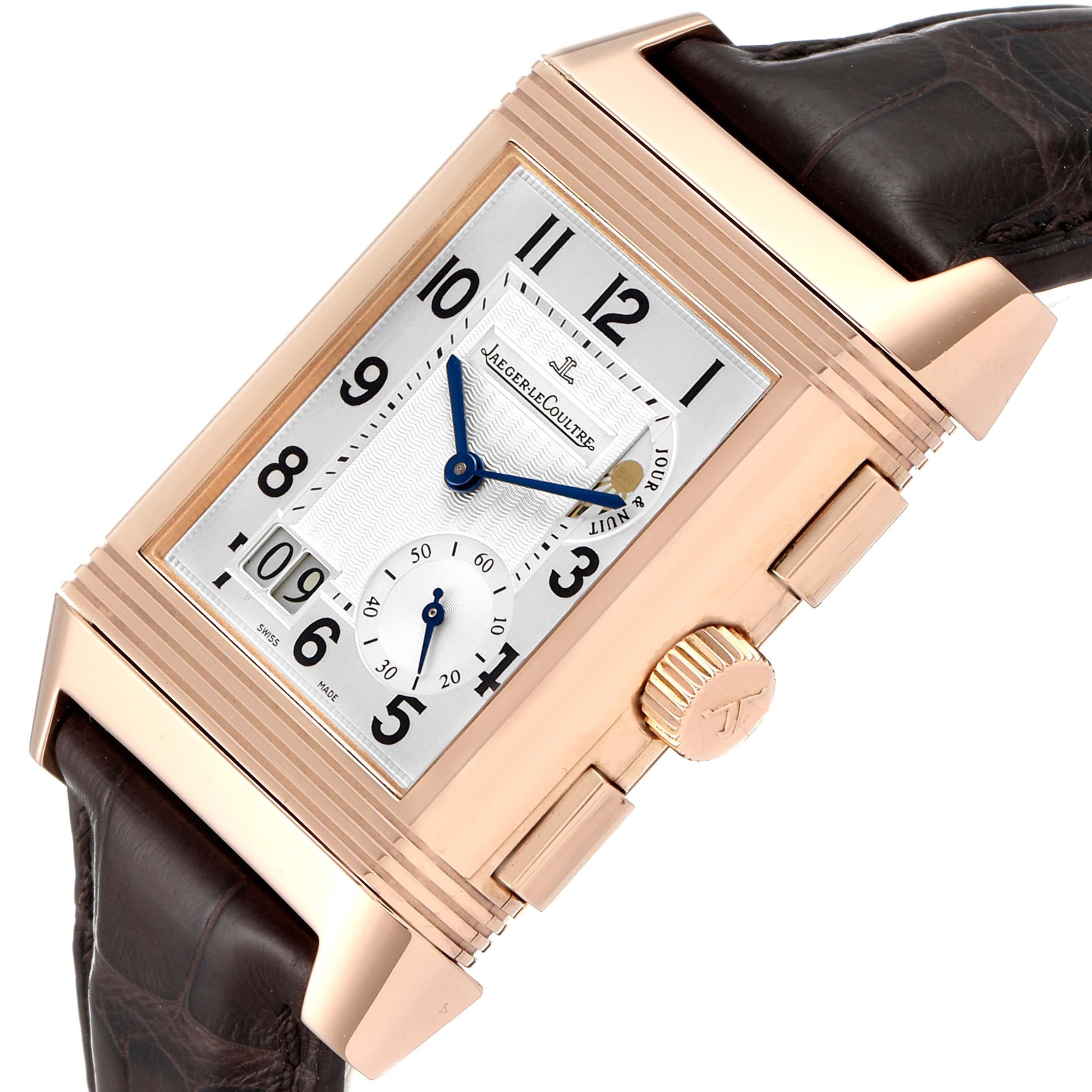 Jaeger LeCoultre Reverso Grande GMT Roségolduhr 240.2,18 Q3022420 im Angebot 4
