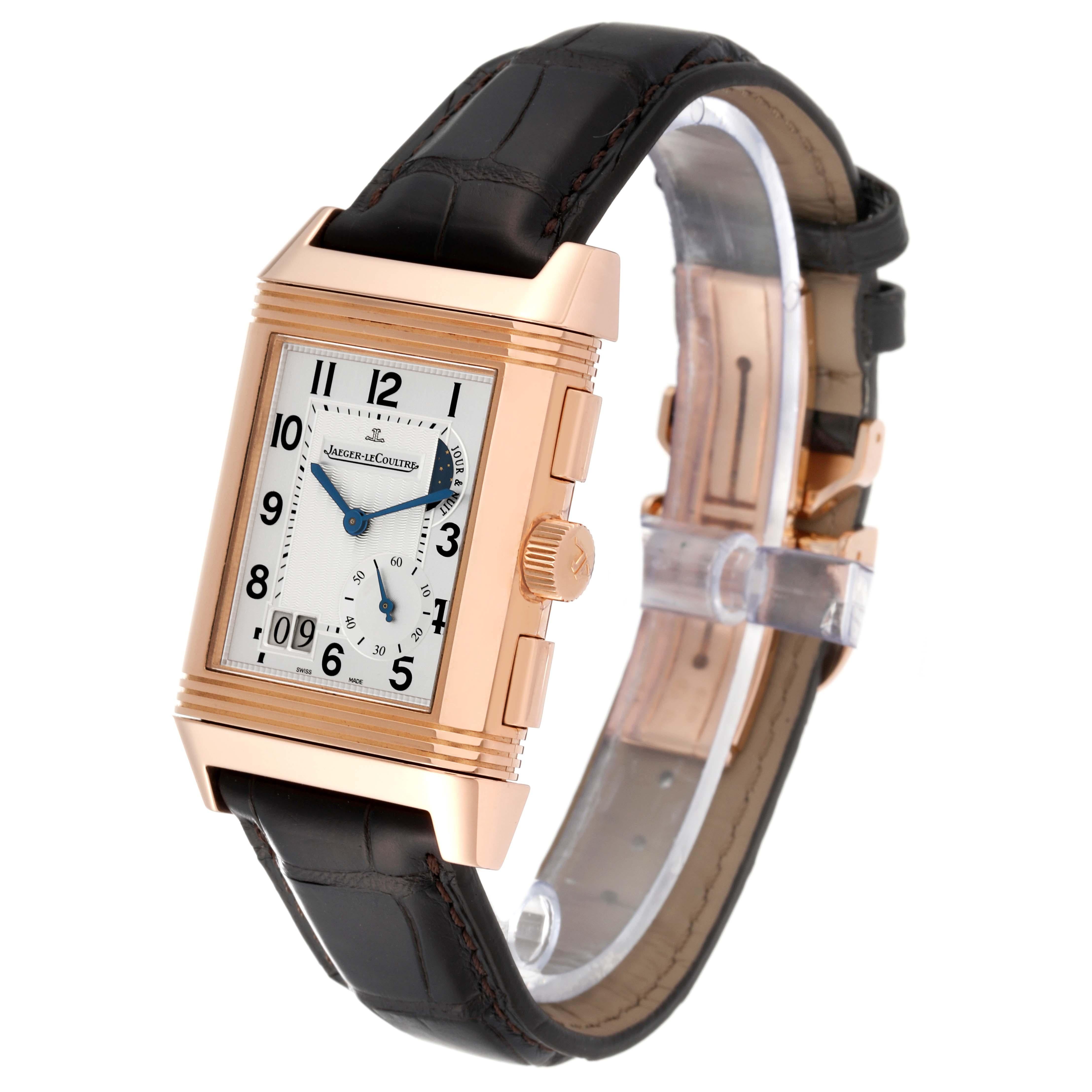 Jaeger LeCoultre Reverso Grande GMT Rose Gold Watch 240.2.18 Q3022420 Papers 2