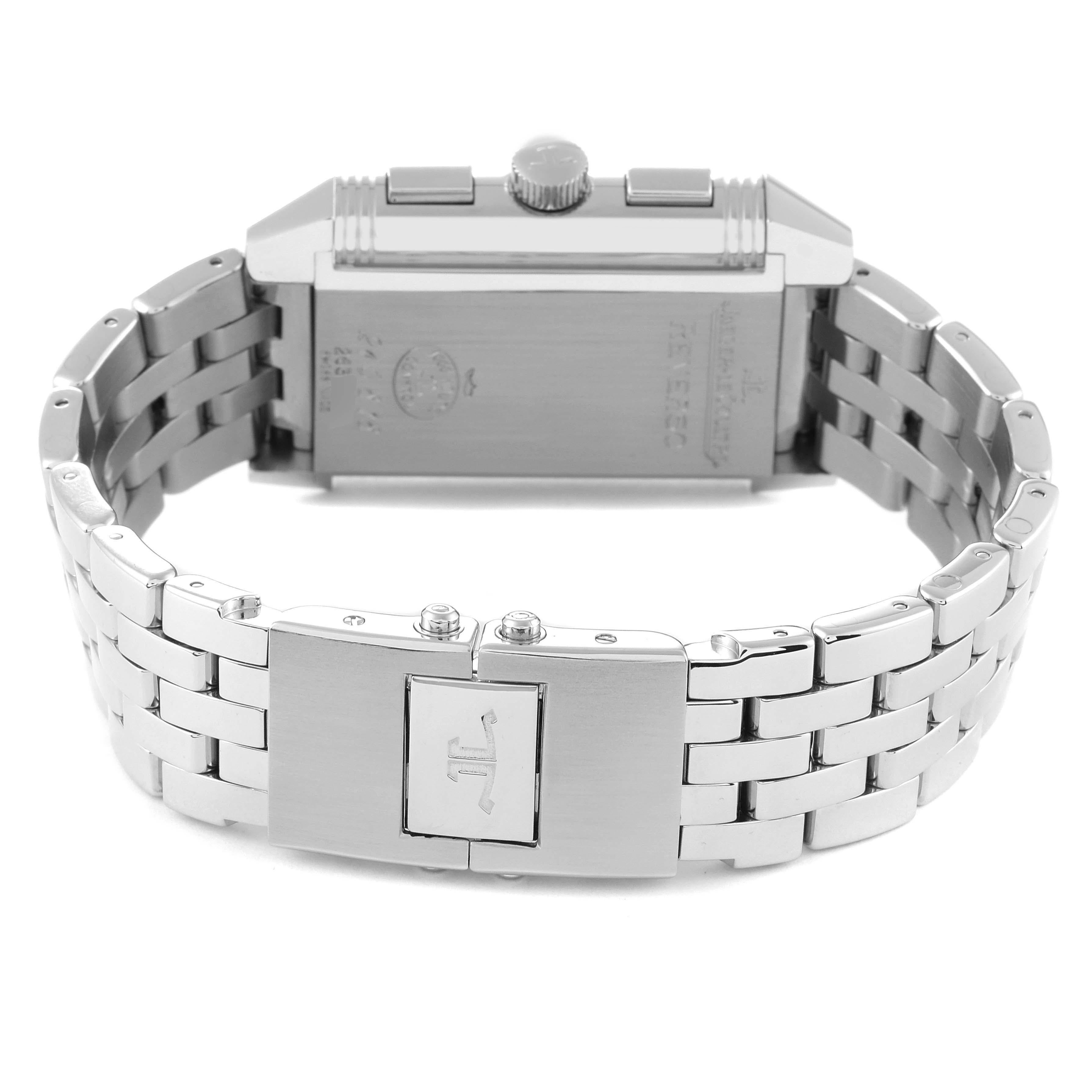 Jaeger LeCoultre Reverso Grande GMT Stahl-Herrenuhr 240.8.18 Q3028120 6