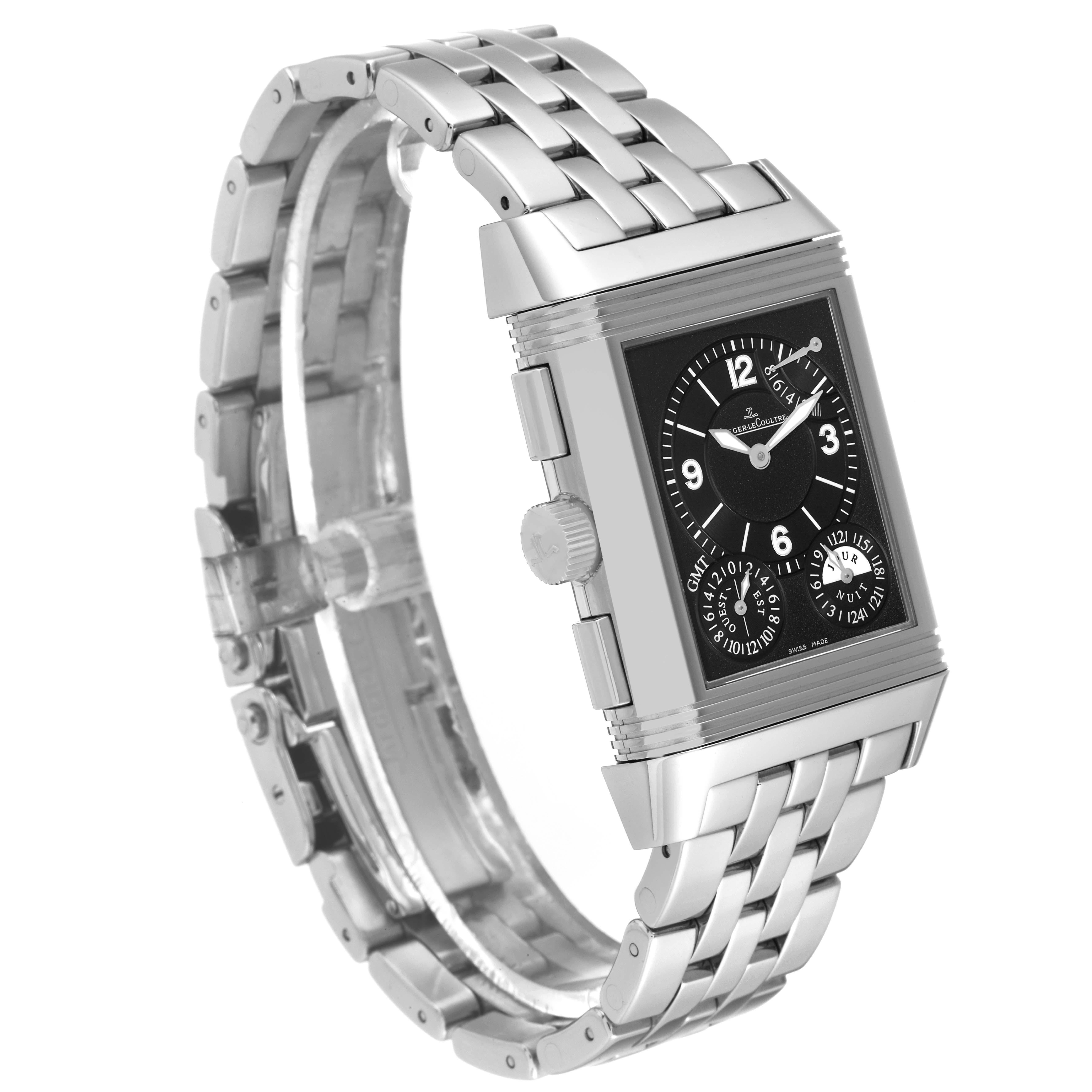 Jaeger LeCoultre Reverso Grande GMT Stahl-Herrenuhr 240.8.18 Q3028120 2