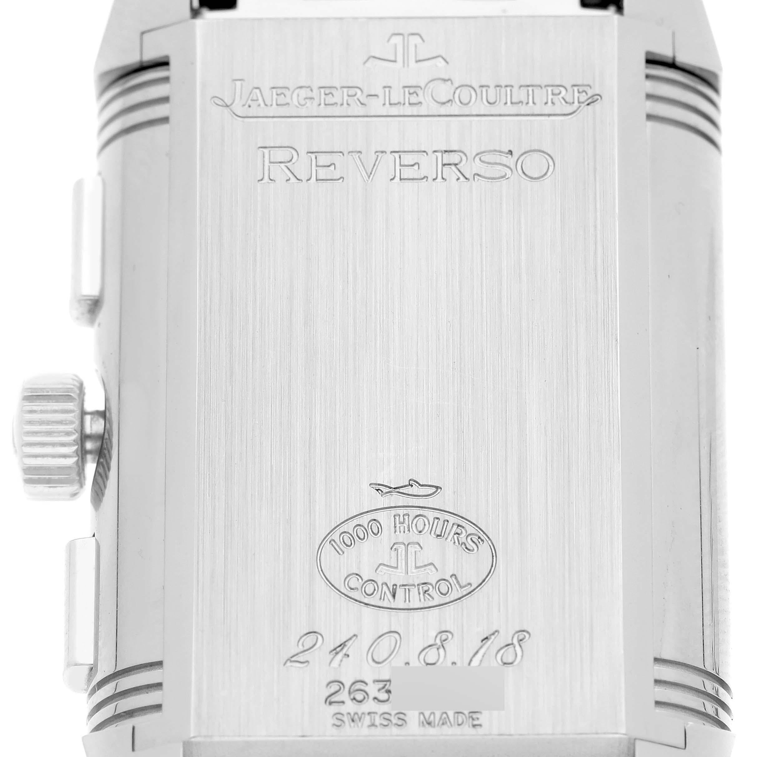 Jaeger LeCoultre Reverso Grande GMT Stahl-Herrenuhr 240.8.18 Q3028120 5
