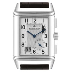 Jaeger-LeCoultre Reverso Grande GMT Stahl Uhr 240.8.18 Q3028420 Box Papiere