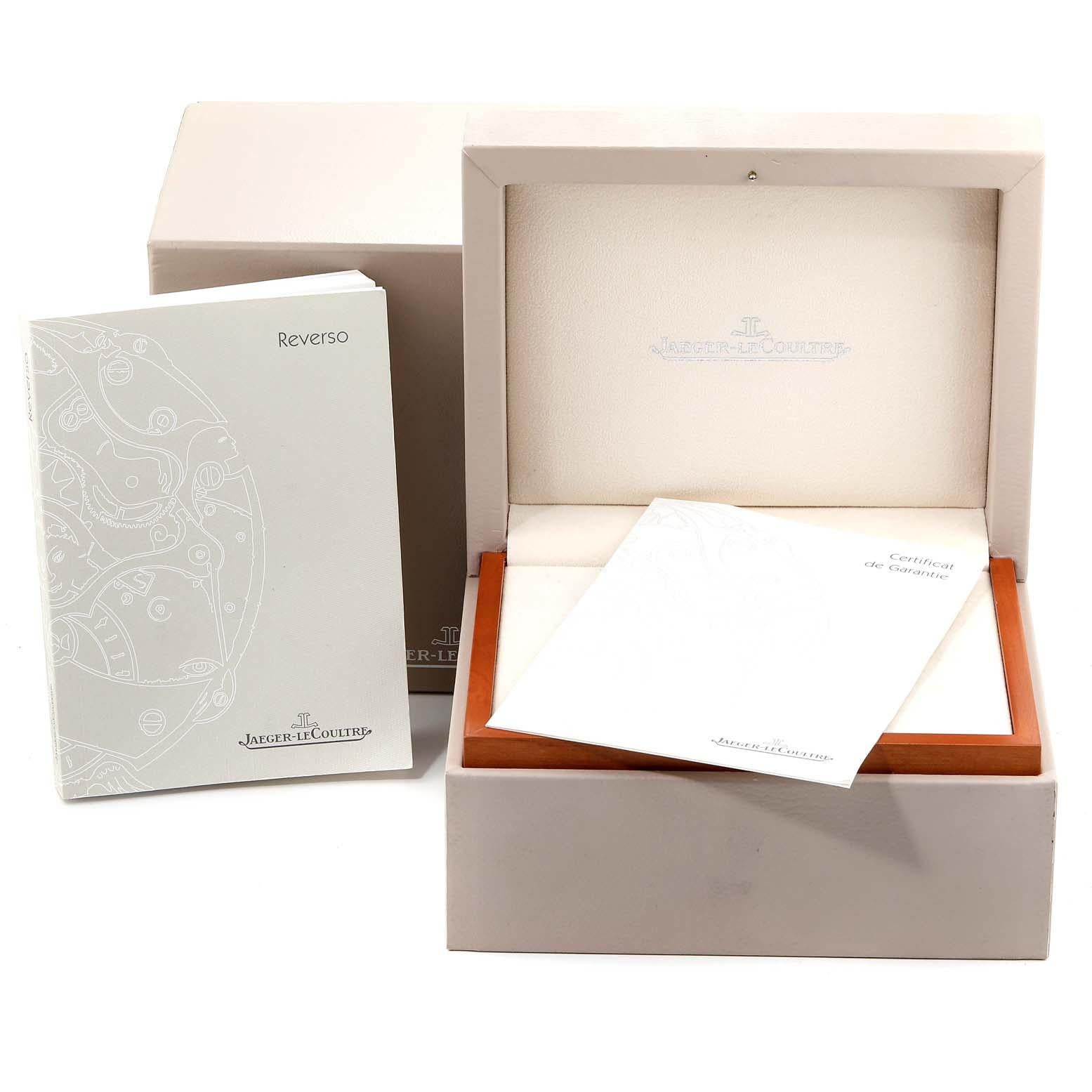 Jaeger-LeCoultre Montre Reverso Grande GMT 240.8.18 Q3028420 Boîte et papiers d'origine en vente 7