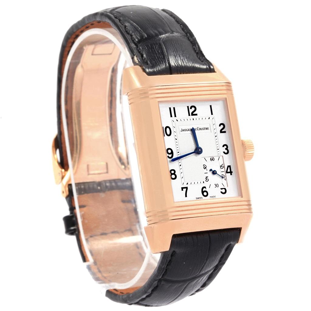 Jaeger-LeCoultre Reverso Grande Reserve Rose Gold Watch 301.24.20 Box Papers For Sale 1