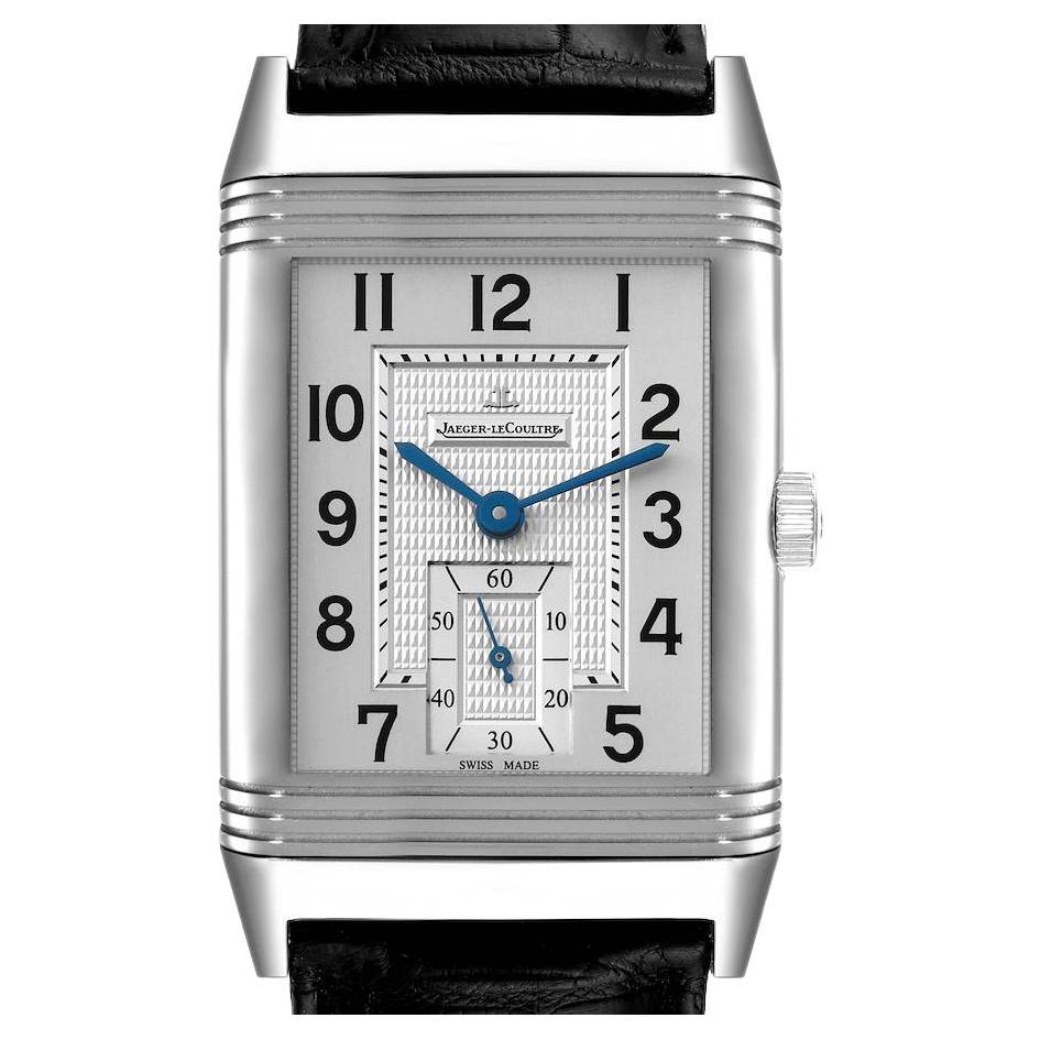 Jaeger LeCoultre Grande Reverso Date Watch 240.8.72 Q3038420 Box Papers ...