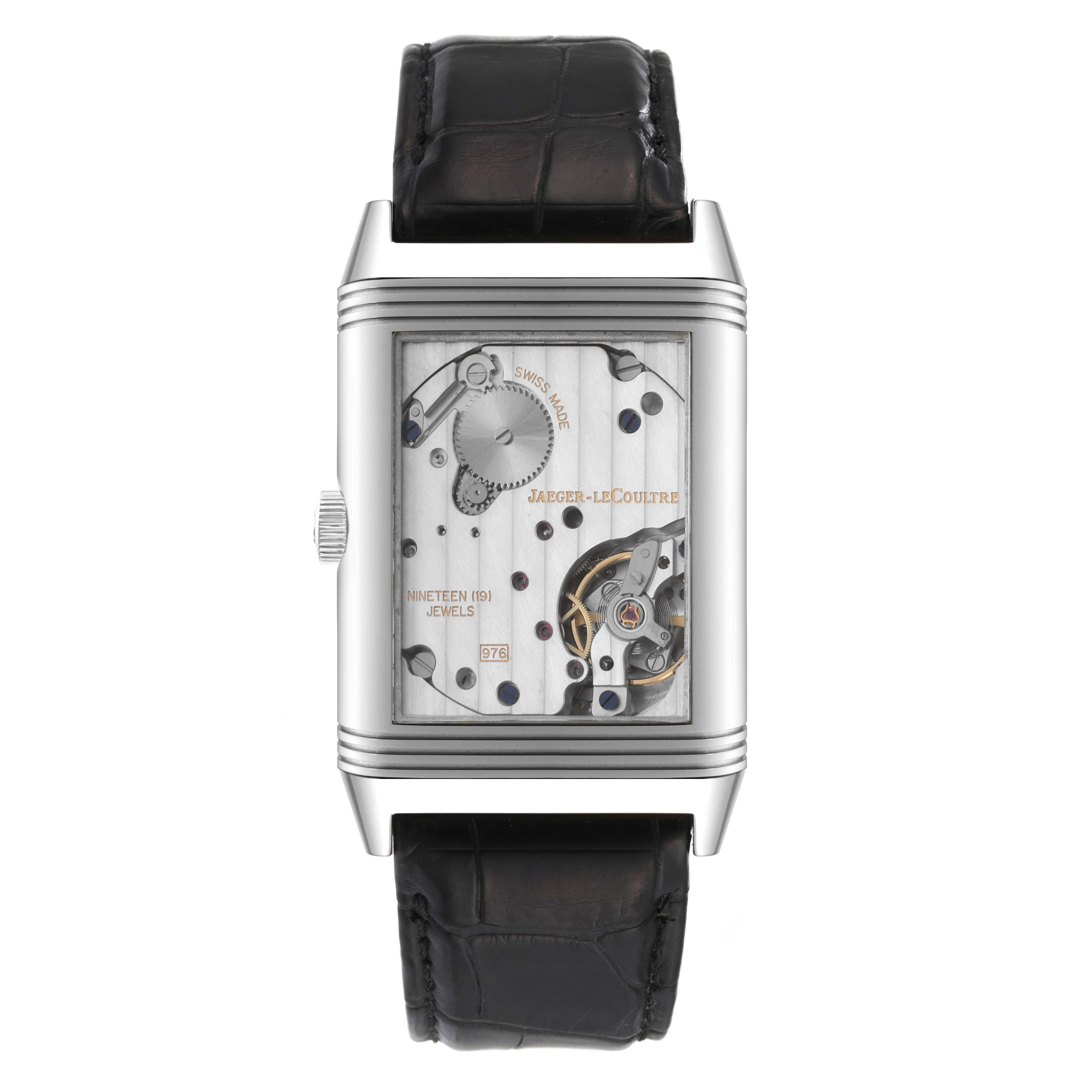 Men's Jaeger LeCoultre Reverso Grande Steel Mens Watch 273.8.04 Q3738420