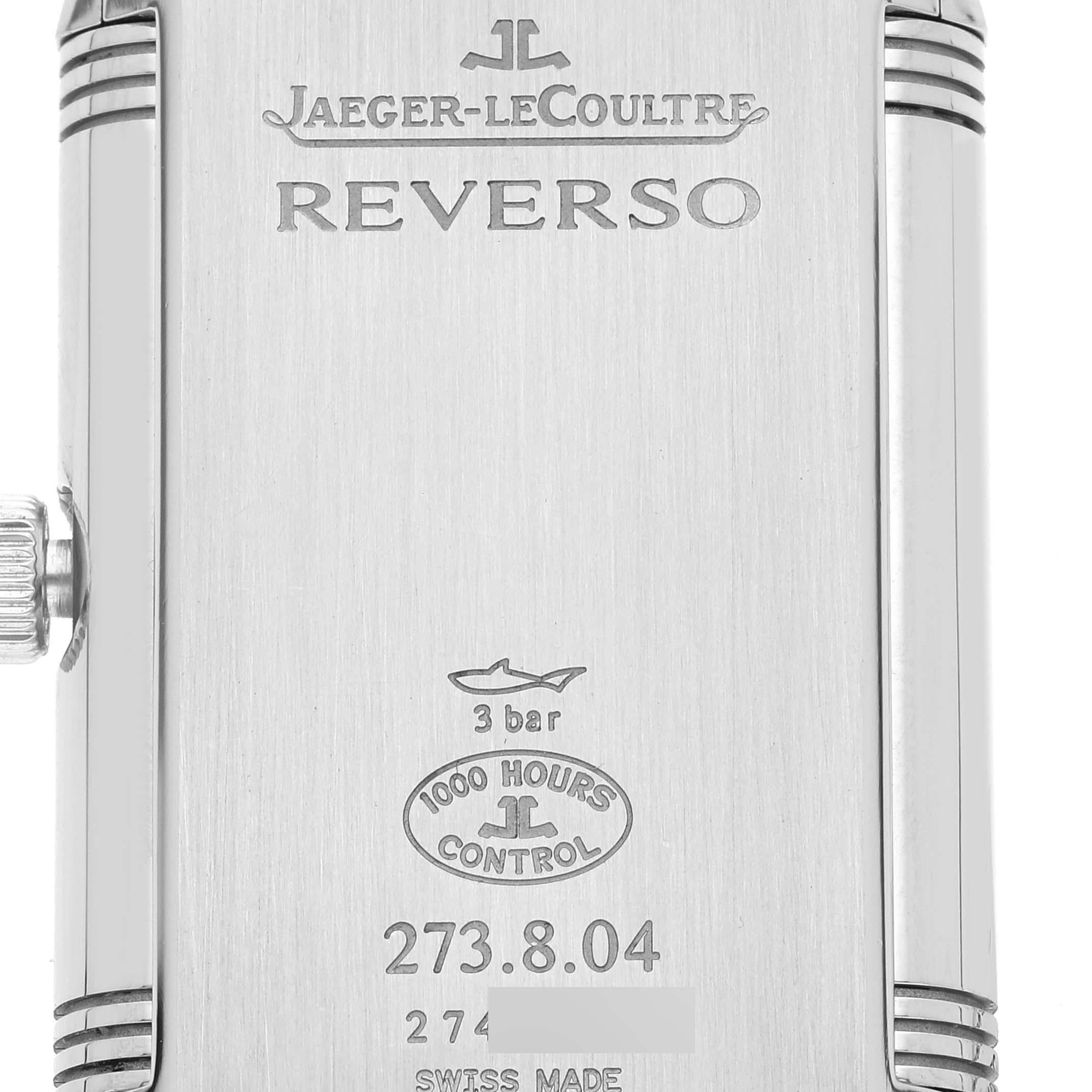 Jaeger LeCoultre Reverso Grande Steel Mens Watch 273.8.04 Q3738420 4