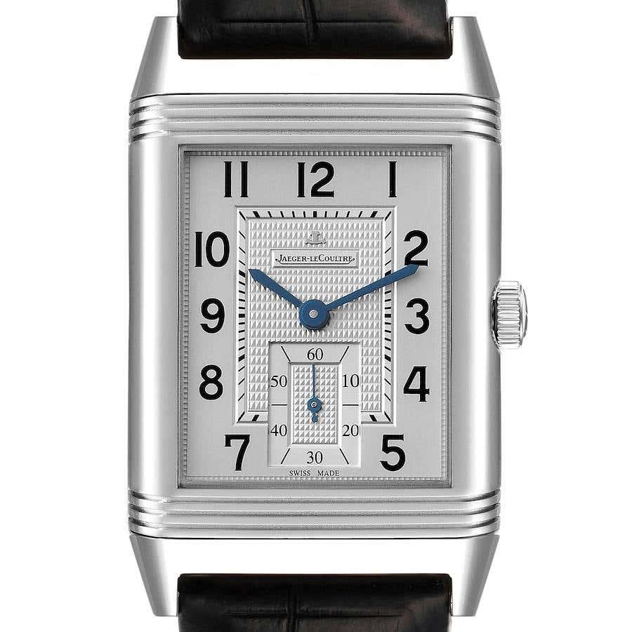 Jaeger-LeCoultre Reverso Grande Date GMT Steel Duo Face Hand Wind Watch ...