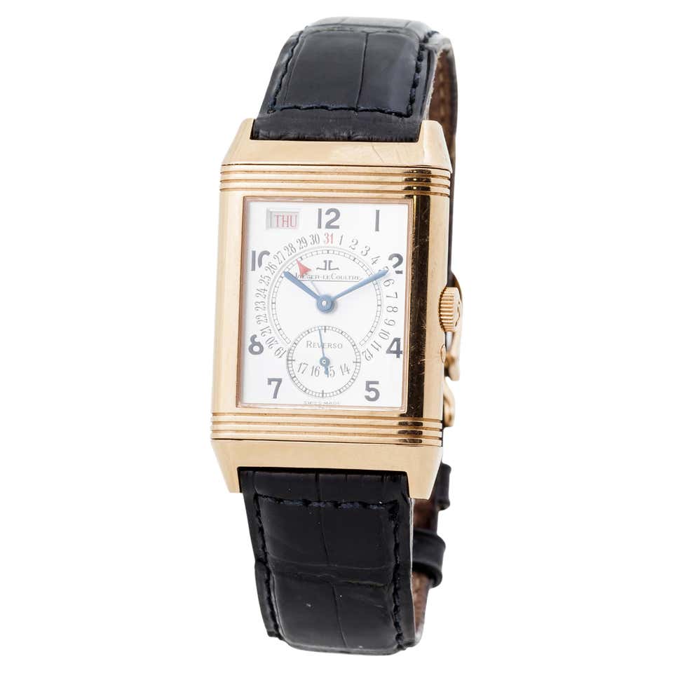 Jaeger-LeCoultre Rose Gold Reverso Grande Sun Moon 8-Days Wristwatch at ...