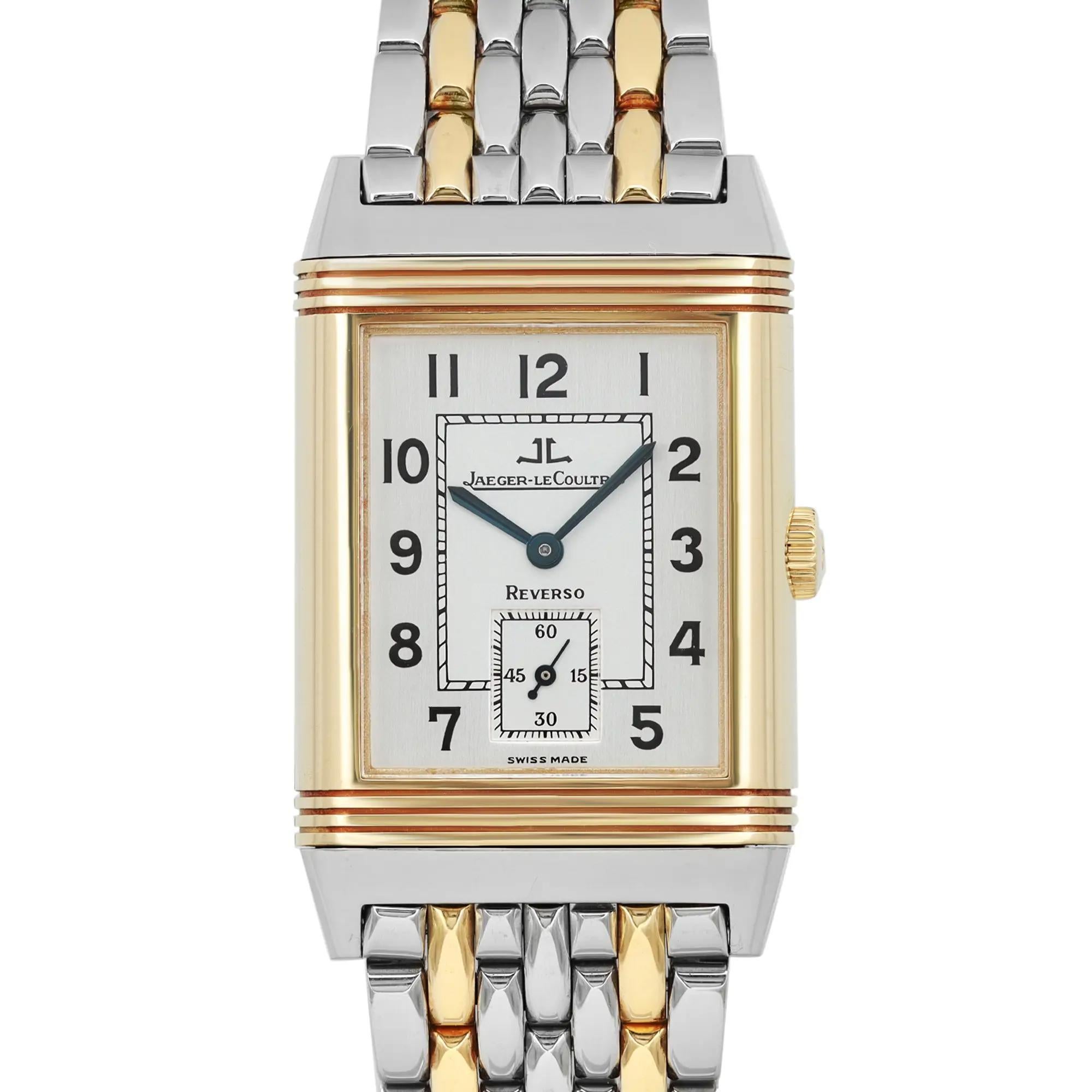 Pre-owned. Good condition. Comes with a gift box.

Brand: Jaeger-LeCoultre
Model Number: 270.5.62
Department: Men
Country/Region of Manufacture: Switzerland
Style: Luxury
Model Name: Jaeger-LeCoultre Reverso Grande Taille
Vintage: No
Movement:
Type: